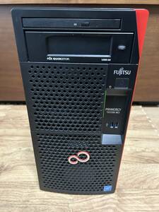 ☆FE008【中古現状品】デスクトップサーバー 本体のみ 富士通 PRIMERGY TX1310 M3 (Celeron G3930 2.9GHz/8GB/HDD500GB×2/OSなし)