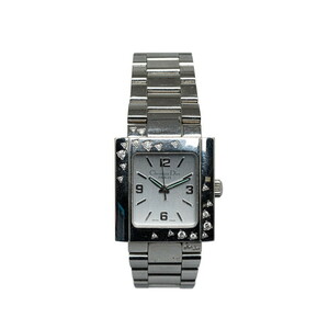 ディオール リヴァ ダイヤベゼル 21Pダイヤ 腕時計 D98-1014 クオーツ ホワイト文字盤 ステンレス レディース Dior 【中古】