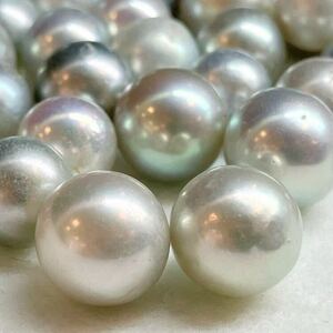 ★アコヤ本真珠おまとめ816ct★M 約163.2g 約8.0-10.0mmパール 裸石 宝石 ジュエリー グレーjewelry pearl 
