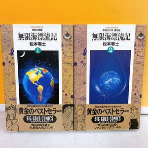 F3-T5/22 無限海漂流記　松本零士　全2巻 初版　帯付　ビッグゴールド・コミックス