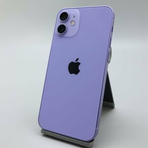Apple iPhone12 mini 64GB Purple A2398 MJQC3J/A バッテリ84% ■SIMフリー★Joshin4912【1円開始・送料無料】