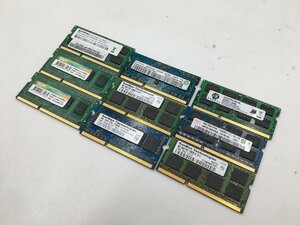 ♪▲【Silicon Power 他】各メーカー ノートPC用 メモリ 4GB DDR3/3L 大量 部品取り 9点セット まとめ売り 0520 13