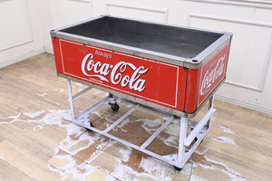 HP04 コカ・コーラ 冷水ショーケース ドリンク冷却ボックス ジュースクーラー どぶづけ 冷水ボックス ジュース販売 ビール 催事 露店 祭り