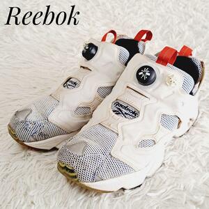 Reebok リーボック 人気 ポンプフューリュー ハイカットスニーカー 25 白 Instapump Fury インスタ 男女兼用 ユニセックス