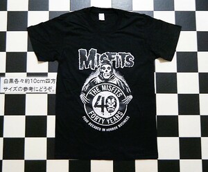 ミスフィッツ 新品 半袖Tシャツ サイズ M 黒 Z7140　身幅約46cm