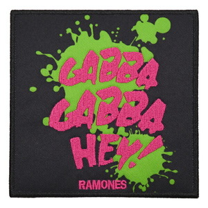 RAMONES ラモーンズ Gabba Gabba Hey Patch ワッペン オフィシャル