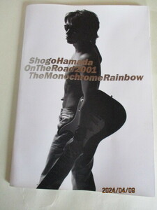 ◎浜田　省吾　　　Shogo　Hamada On The Road 2001 The Monochrome Rainbow 大判　　ツアーパンフレット　　美品