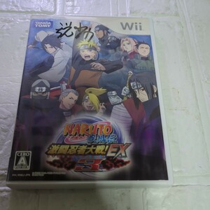 空箱として販売。ディスクはオマケ。取引説明書付。Wii】 NARUTO -ナルト- 疾風伝 激闘忍者対戦！ EX 3