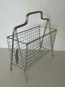 DULTON(ダルトン)MAGAZINE RACK IRON/マガジンラック/バスケット/底面ゴム無し/アイアン