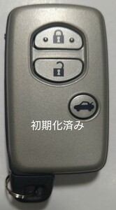 初期化済トヨタ純正クラウン スマートキー 3ボタン基盤番号271451-5360 新品電池サービス⑦