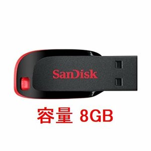 新品 SanDisk 小型 USBメモリー 8GB キャップレスタイプ USB2.0