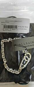 ★ALLSAINTSオールセインツ★スターリングシルバーブレスレット★メンズシルバーアクセ★新品未使用★検)ネックレスピアスリングレザー★