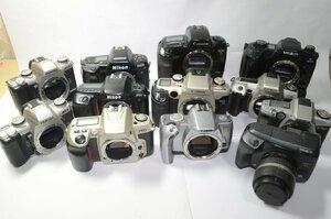 1円 ～ ジャンク 倉庫整理 フィルムカメラ ボディー 12台 まとめて Canon PENTAX Nikon Minolta 管X2978