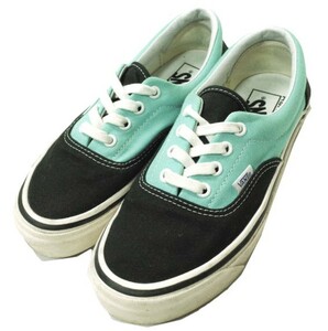 VANS バンズ ERA 95 DX - ANAHEIM FACTORY COLLECTION エラ US5.5(23.5cm) BLACK/AQUA キャンバス STYLE 95 ULTRA CUSH シューズ lc31917