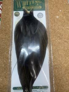 Whiting Hebert Silver Rooster Cape Dark Brown Dun ホワイティング　ヒーバート　ケープ　シルバー　ダークブラウンダン