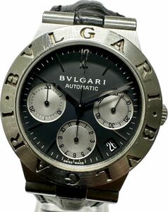 1円〜 Y BVLGARI ブルガリ ディアゴノ スポーツ クロノグラフ CH35S メンズ 自動巻き デイト アンティーク 時計 52298451