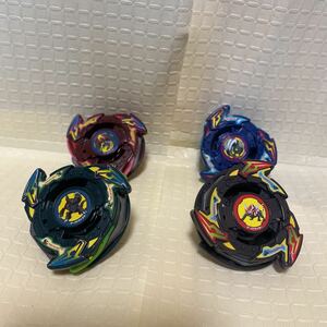 爆転シュートベイブレード ランダムブースター8 閃光の邪聖獣 アタリ　ダークドランザー　ドラグーン 4個セットBeyblade limited タカラ