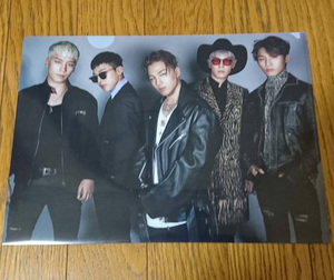 【美品・送料無料】 BIGBANG CD先着購入特典『オリジナル・クリアファイル』(A4サイズ) ①