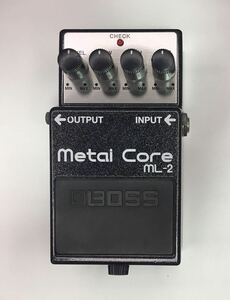 BOSS/Metal Core ML-2 ハイゲインディストーション　メタルコア ボス ※歪み,エフェクター,メタル,デスメタル,ラウド,パンク 