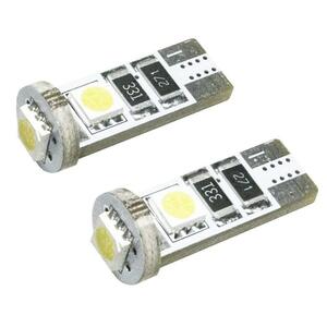 クライスラー 300C LX35/LX57 [H17-H23] RIDE SMD LED ポジション T10 【ホワイト/2個】 キャンセラー内蔵