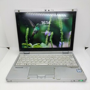 管理:BN-2333/ジャンク扱い/ Panasonic CF-RZ6/i5-7Y57/8GB/256GB/Win11/フルHD/MS Office