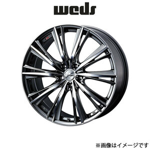 ウェッズ レオニス WX アルミホイール 4本 アコード CL7/CL8/CL9 18インチ ブラックメタルコートミラーカット 0033903 WEDS LEONIS WX