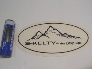 U.S.直輸 ステッカー KELTY since 1952 51x102mm