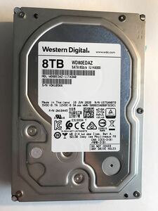 ⑨Western Digital/ウエスタンデジタル　3.5インチ　SATA　HDD　ハードディスクWD80EDAZ　 8TB　 