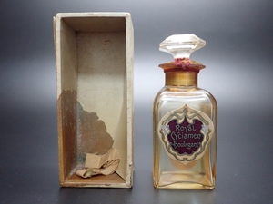 C860　アンティーク　香水瓶　ウビガン　ロイヤルシクラメン　バカラボトル　HOUBIGANT　Royal　Cyclamen　Perfume bottle　Old Baccarat