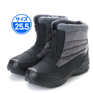 【新品 未使用】防寒ブーツ メンズ グレー 25.5cm 灰色 17392
