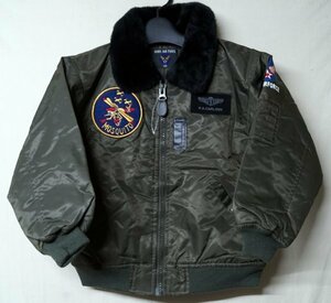 ◆ARMY AIR FORCE キッズ用フライトジャケット◆サイズ120◆