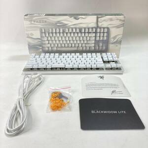 送料込み Razer BlackWidow Lite JP Mercury White メカニカルキーボード オレンジ軸 日本語配列 RZ03-02640800-R3J1 C28-240212-001-C