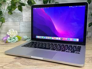 【良品♪】MacBook Pro 2015 Retina (A1502)[Core i5(5287U)2.9Ghz/RAM:8GB/SSD:512GB/13インチ]Montery 動作品