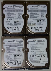 3873 大量入荷につきノーチェックジャンク 4個まとめて 2.5インチ 内蔵SATAハードディスク 320GB 7mm Seagate ST320LT012