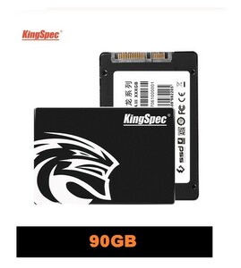 ■新品!!国内対応&90日保証■KingSpec SSD 90GB SATA3/6.0Gbps 内蔵型 2.5インチ 3D 高速 NAND 3D QLC PC ノートPC DE017