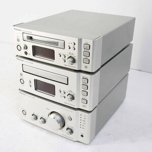 動作品 Pioneer パイオニア システムコンポ MDレコーダーMJ-N901/CDチューナー PD-N901/ステレオアンプ A-N701★802v29