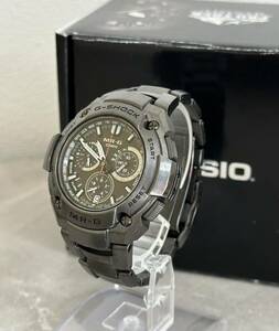 ◇【稼働品】CASIO カシオ G-SHOCK MR-G MRG-8000B-1AJF 電波ソーラー メンズ腕時計 箱付き 保管品◇