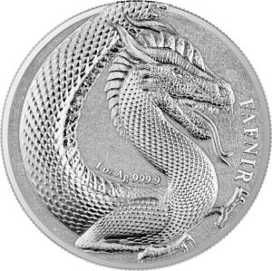 [保証書・カプセル付き] 2020年 (新品) ゲルマニア ビースト「ファフニール」 純銀 1オンス 銀貨