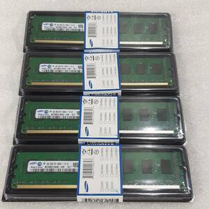 新品未使用 SAMSUNG(サムスン) 16GBメモリ(4GB×4枚) PC3-8500U 2RX8 DDR3/1066MHz 1.5VメモリRAM DIMMデスクトップ 送料無料