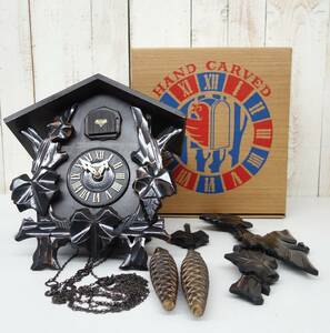 レトロコレクション　 ＊MI-KEN CLOCK MFG.CO.LTD 　ミケン　御研機器　 ＊GIFT CLOCK 鳩時計 ＊TYPE CUCKOO ART NO. N-4 ＊元箱付き　　