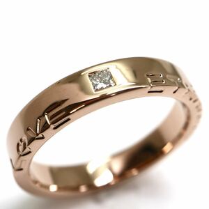 REGALO(レガーロ)《K18(750)天然ダイヤモンドリング》M 6.4g 約16号 0.045ct diamond ring 指輪 jewelry ジュエリー EF0/EF0