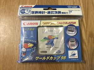 マルチ電卓：ワールドカップ　1998フランス【Footix／Canon】