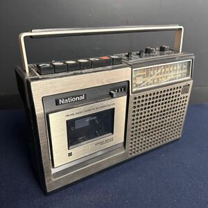 [SX089] National FM/AMラジオカセットレコーダー RQ-535 2バンド ラジカセ 音響機器 昭和レトロ