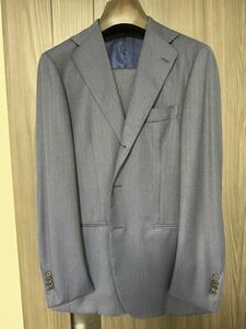 リングヂャケット ブルーネイビースーツ サイズ46 RING JACKET MEISTER ウール100% 送料無料