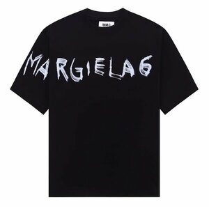 Maison Margiela メゾン マルジェラ トップス Tシャツ メンズ レディース サンマー ブラック サイズ50
