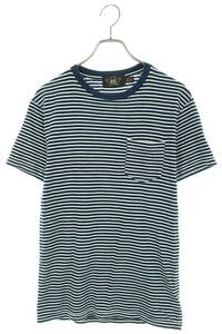 ダブルアールエルラルフローレン RRL RALPHLAUREN サイズ:XS コットンボーダーTシャツ 中古 BS99