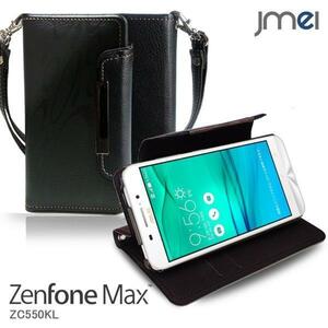 Zenfone Max ZC550KL ケース 手帳型ケース ブラック(柄) ゼンフォン マックス zc550kl カード収納付 スマホカバー simフリー