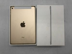 【Apple】 iPad mini 第4世代 Wi-Fi+Cellular 128GB ゴールド MK782J/A 【郡山安積店】