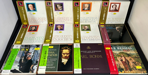 全て帯付き グラモフォン クラシック LP BOX レコード 12点 セット 良好盤多数 0510 交響曲全集 ブルックナー シベリウス ドヴォルザーク