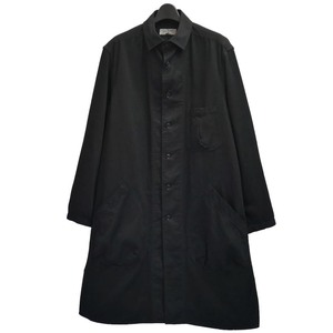 Yohji Yamamoto POUR HOMME 2016aw 製品染めコットン シャツ コート　16aw プールオム ロングシャツ ツイル ワーク